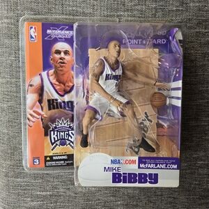 SportsPicks NBA Sacramento Kings Purple Mike Bibby Action Figure